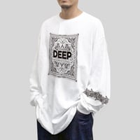 DEEP PAISLEY Big silhouette L/S Tシャツ