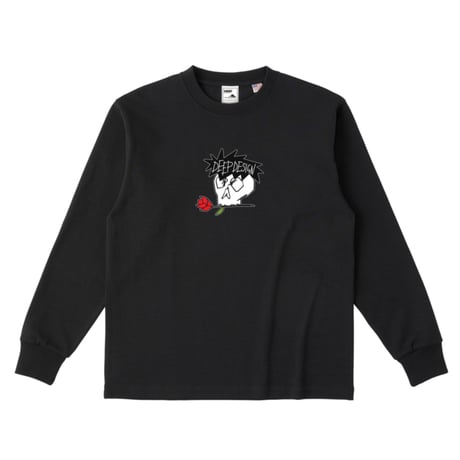 THE DEEP SKULL&ROSES long sleeve t-shirt
