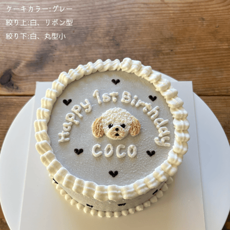D 上下クリーム絞り付きケーキ見本