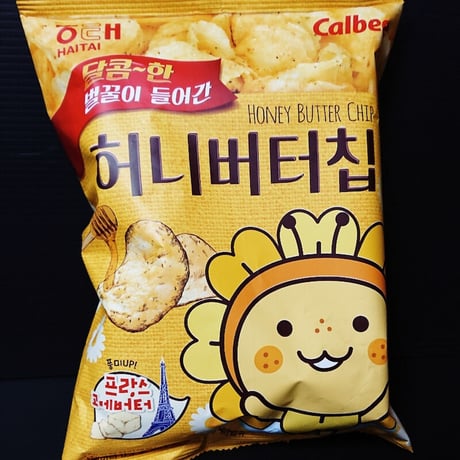 【韓国】大人気☆　 お菓子　【ヘテ】 ハニーバターチップ 　60g
