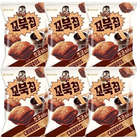オリオン コブクチップ チョコチュロス味 80g 6袋セット 韓国お菓子 [並行輸入品]