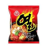 【韓国】オットギ　ヨル　熱ラーメン　辛口　牛肉ダシベース