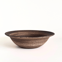 shallow bowl M つち　/　コクウ - 永山藍子