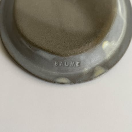 オーバル皿Mグレー / うつわボーメ-Baume