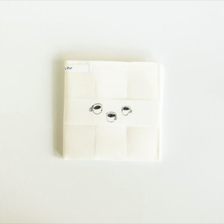 mitsou 蚊帳生地5枚合わせふきん〔white -ホワイト〕