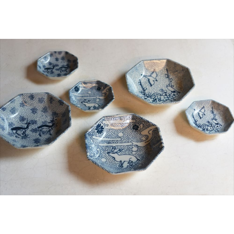 時代 人物紋 豆皿 小皿 10枚 61228 時代 人物紋 豆皿 小皿 10枚 61228