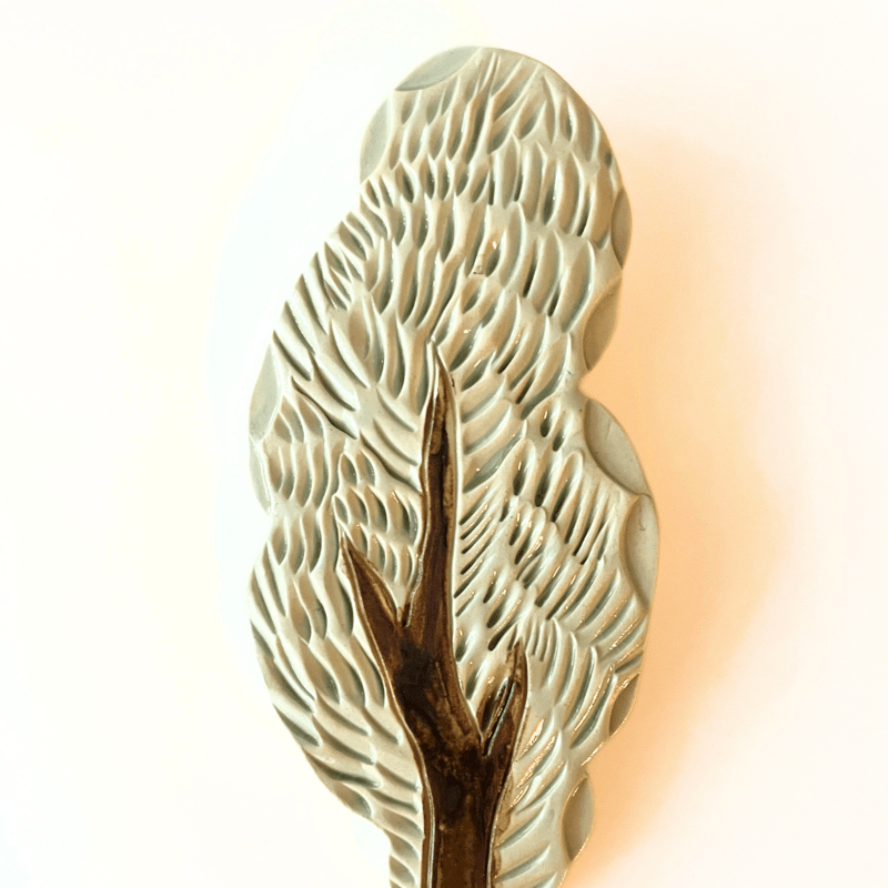 陶の壁掛け 木 M〔type2〕 / POTTERY STUDIO K | HOOTON