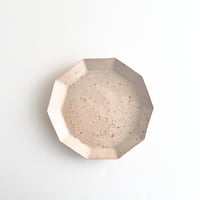李桃灰釉 　十角皿 M　/　日月窯