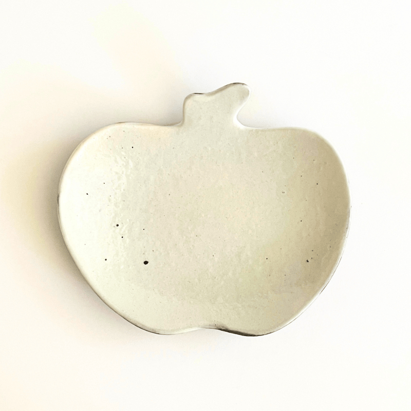 【新品未使用】原田晴子/カレー皿/りんご/ちょうちょ/2個セット りんご皿 大 鉄散 / 古谷製陶所 | HOOTON