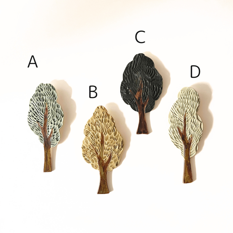 陶の壁掛け 木 M〔type2〕 / POTTERY STUDIO K | HOOTON