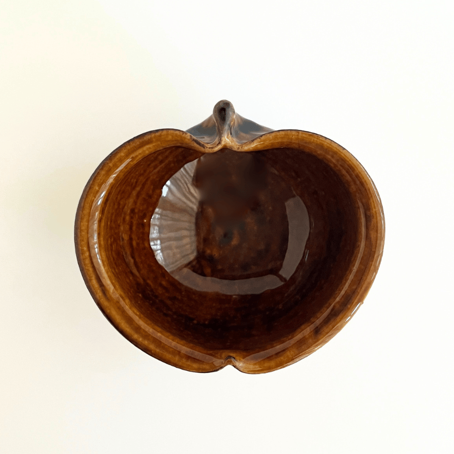 りんご鉢 小 アメ釉 / 古谷製陶所 | HOOTON