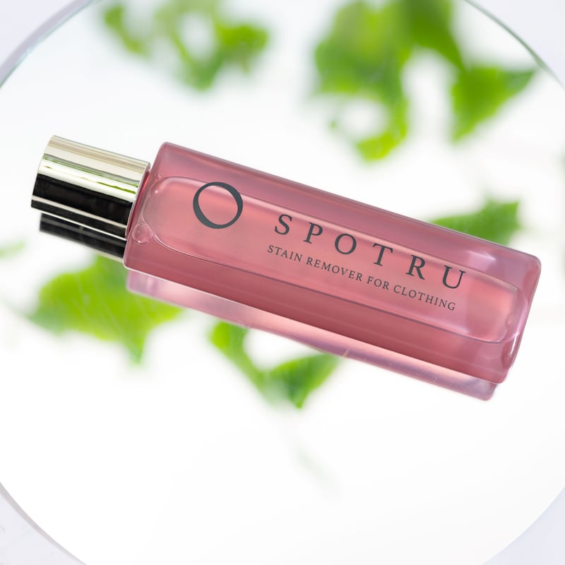 SPOTRU pink bottle | 染み抜き剤SPOTRU ｜酵素の力でシミを分解