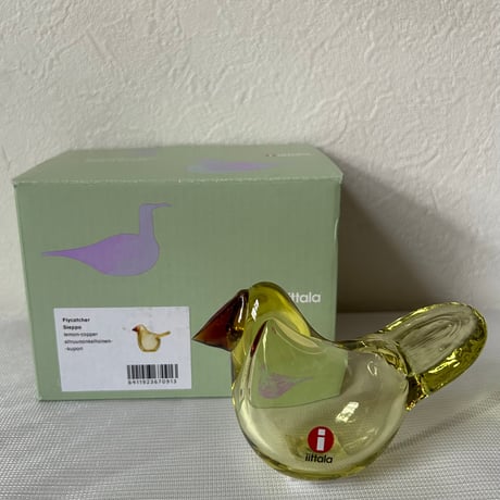 オイバ・トイッカ ガラスの鳥 シエッポ Sieppo レモン コッパー