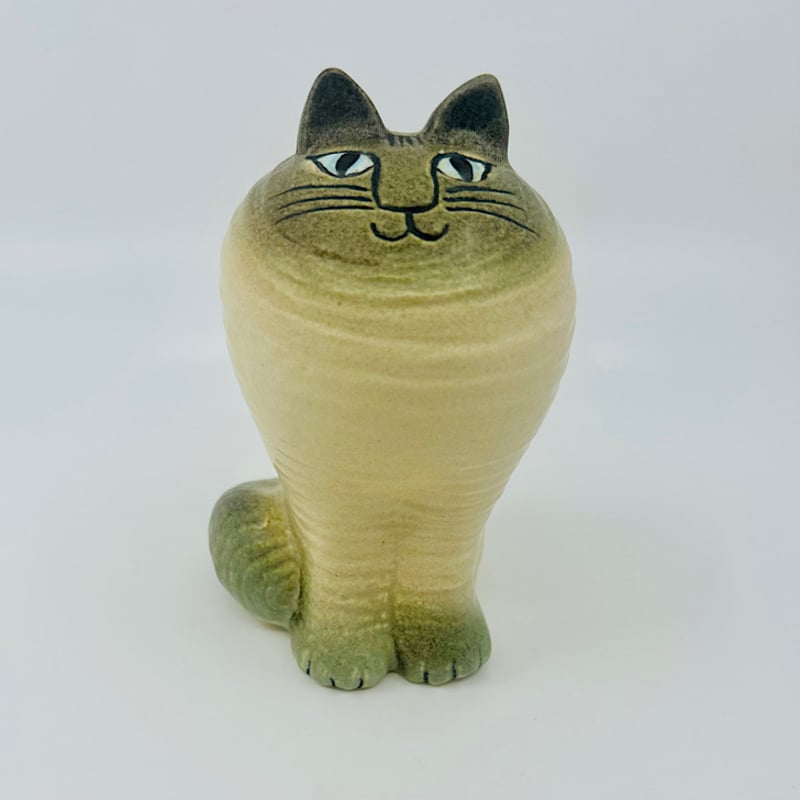 リサラーソン Mayaシリーズ 白い猫（グレー） ネコ | lacota