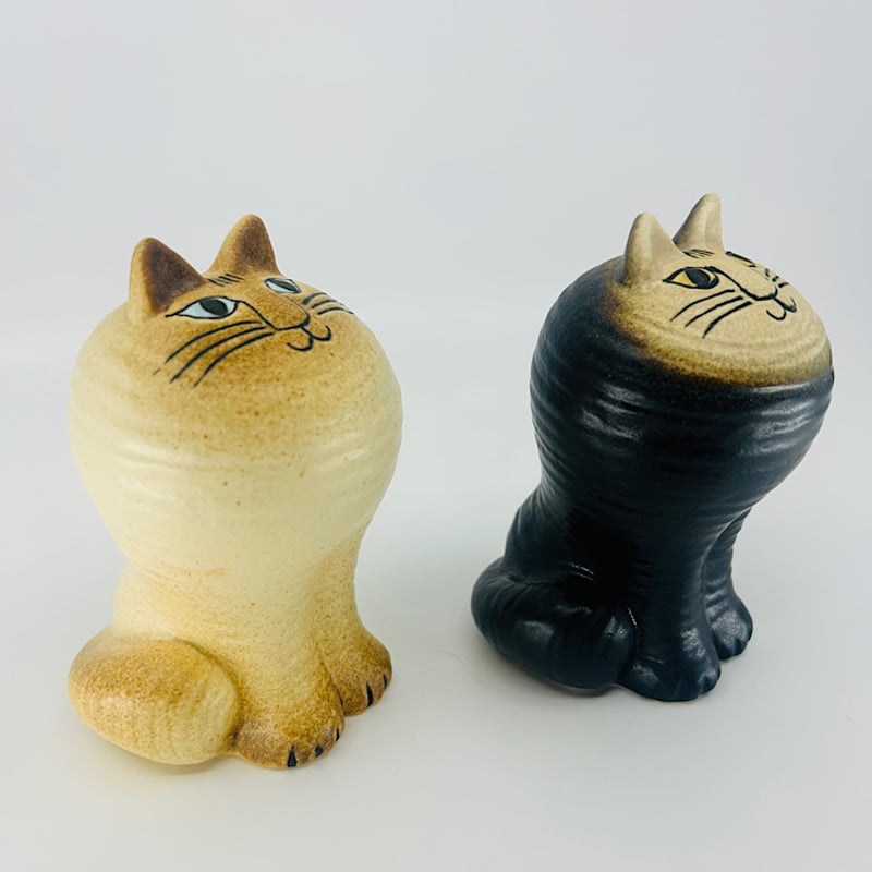 Lisa Larsonリサラーソン⿻ Mayaシリーズ 白い猫 ネコ 2つセット