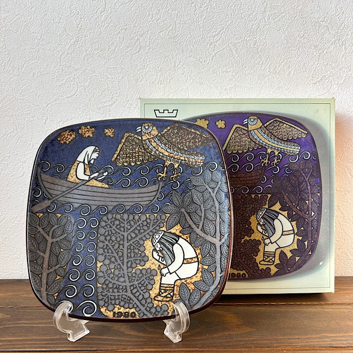 アラビア カレワラ 1980年 陶板 | lacota ラコタ 北欧雑貨 北欧陶器