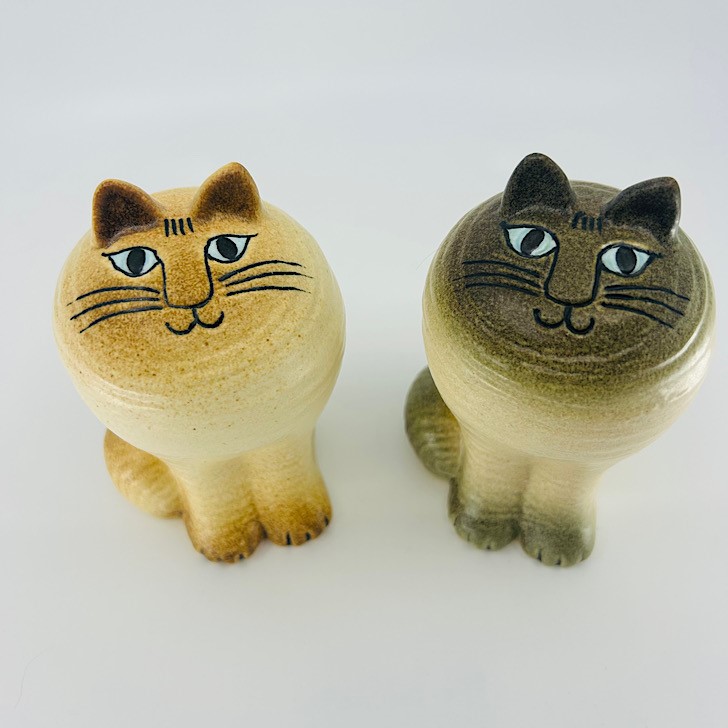 リサラーソン Mayaシリーズ 白い猫 ネコ 2つセット | lacota ラコタ