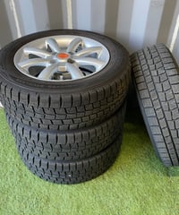 【中古品】FIAT500用　スタッドレスタイヤセット