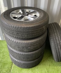 【中古品】JLノーマルタイヤ5本（ホイール付）