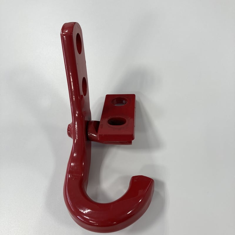 JLラングラールビコン 純正リアバンパーの下の牽引フック フロント