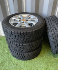 【中古品】FIAT500用　スタッドレスタイヤセット