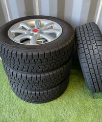 【中古品】FIAT500用　スタッドレスタイヤセット