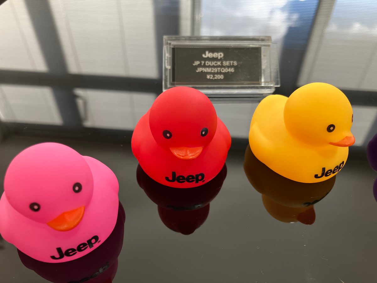 Jeep ダック ノベルティ 大 小 Jeep®ダック 7色セット | FRCGROUPオンラインショップ