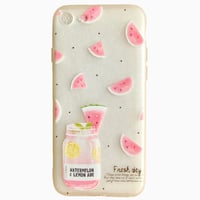 スイカパターンケース　iPhone SE/7/8 対応