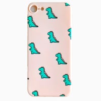 恐竜パターンケース　iPhone SE/7/8 対応