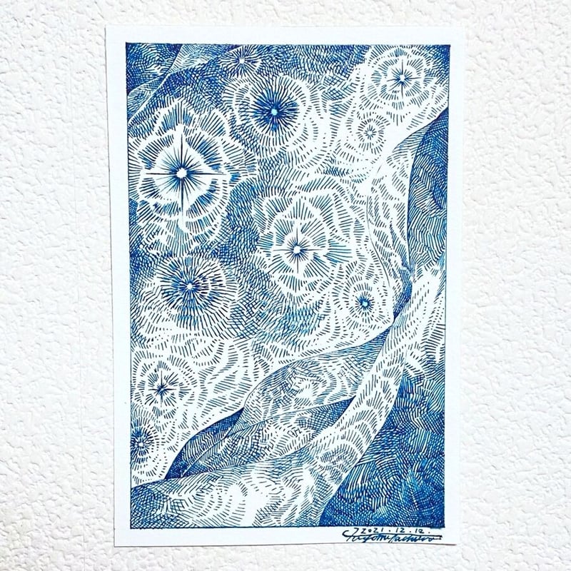 ヒョウのボールペン画 一点物 原画 ヒョウ – FROM ARTIST