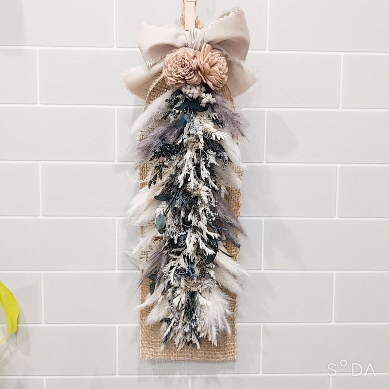 縦長ガーランド　リース　スワッグ フライング&置き型クリスマスツリー スワッグ ガーランド