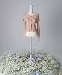 Sailor Flower Appliqué Cardigan