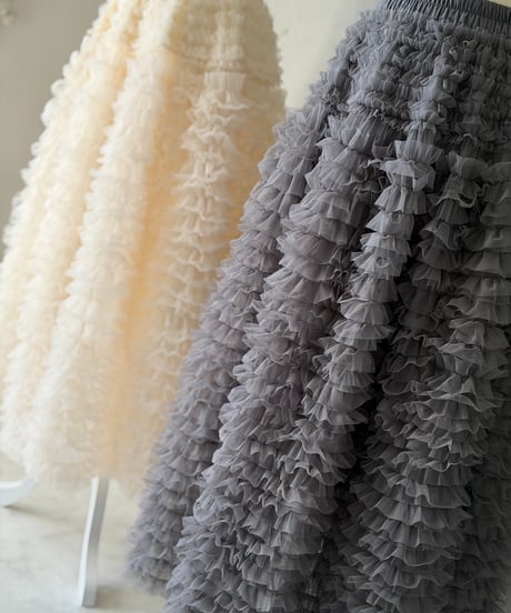 Whip Tulle Skirt