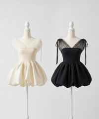 Veil Balloon Bustier