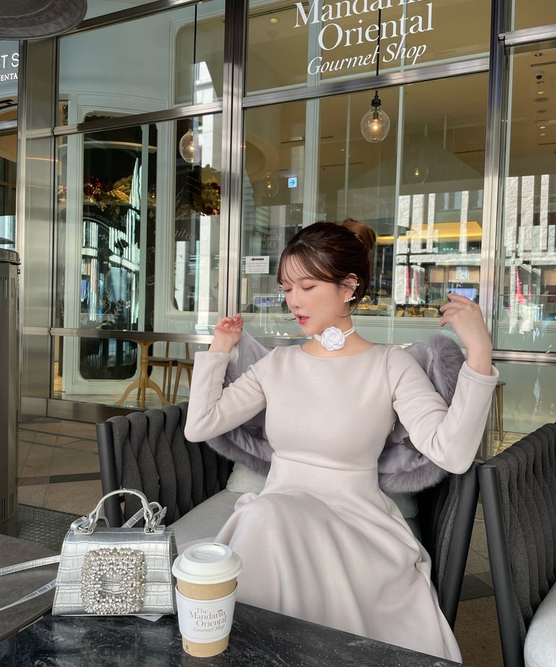 Eco Fur Cape Onepiece | LADYM