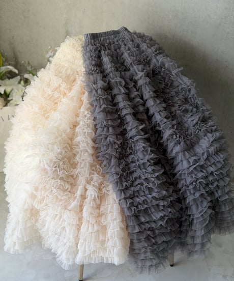 Whip Tulle Skirt
