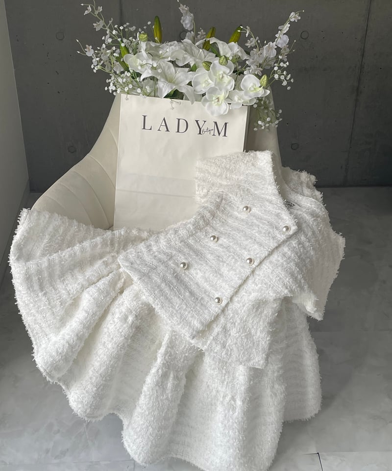 Classic Tweed Tiered Skirt | LADYM