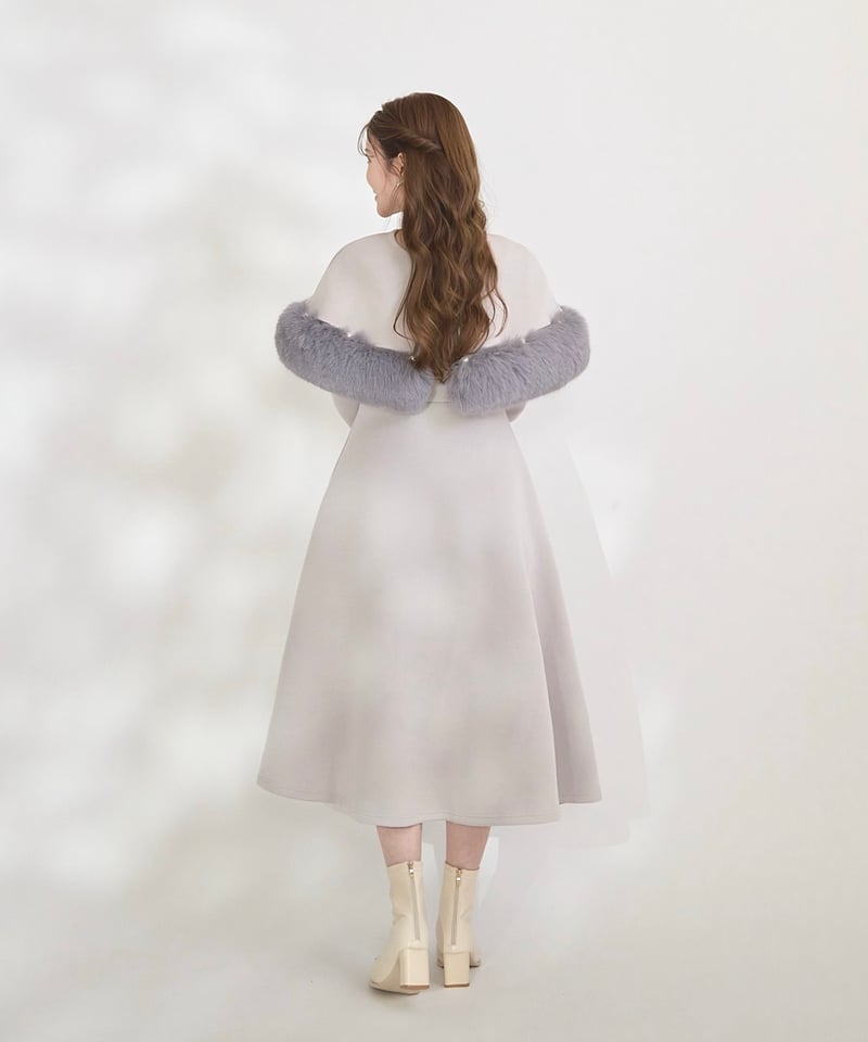 LADYM / Eco Fur Cape Onepiece 【公式通販】
