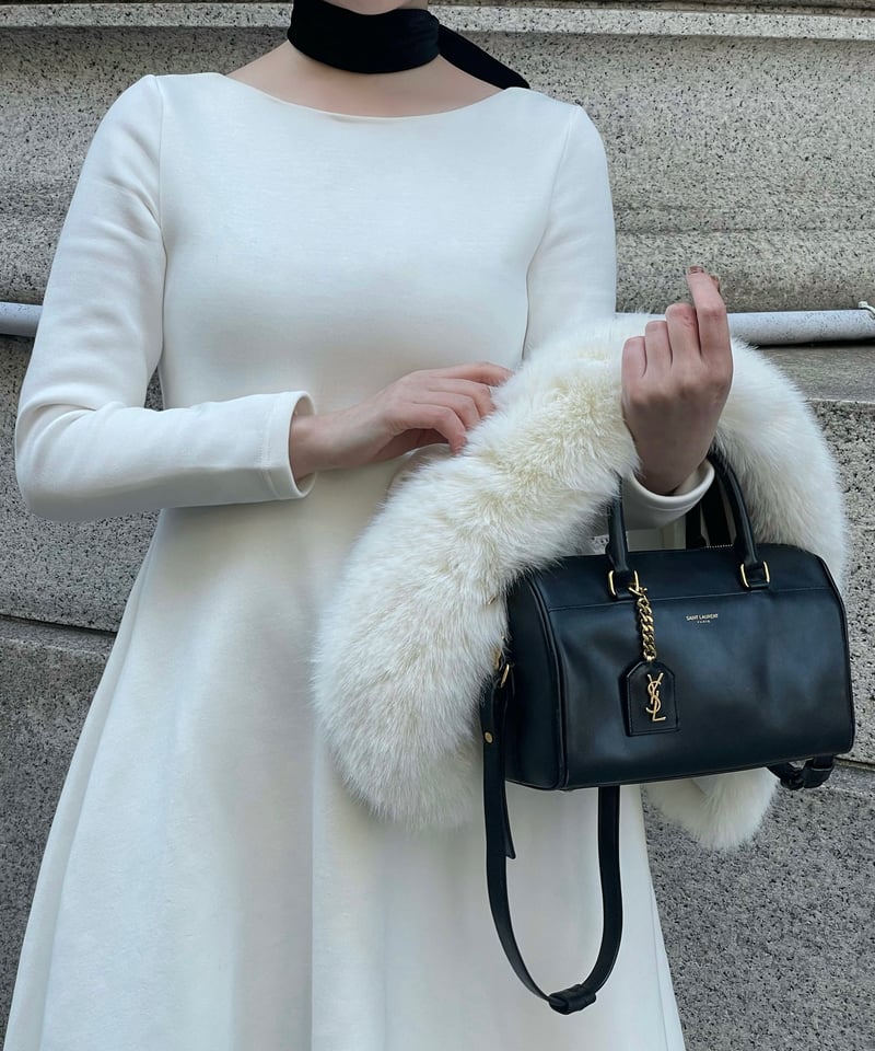 Eco Fur Cape Onepiece | LADYM