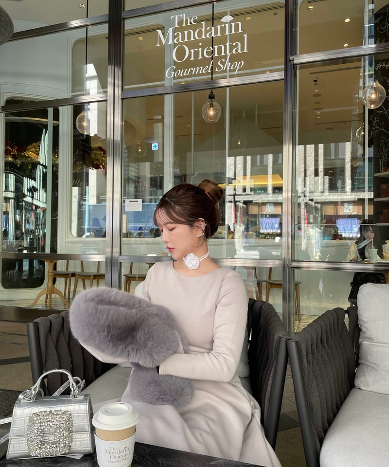 Eco Fur Cape Onepiece | LADYM