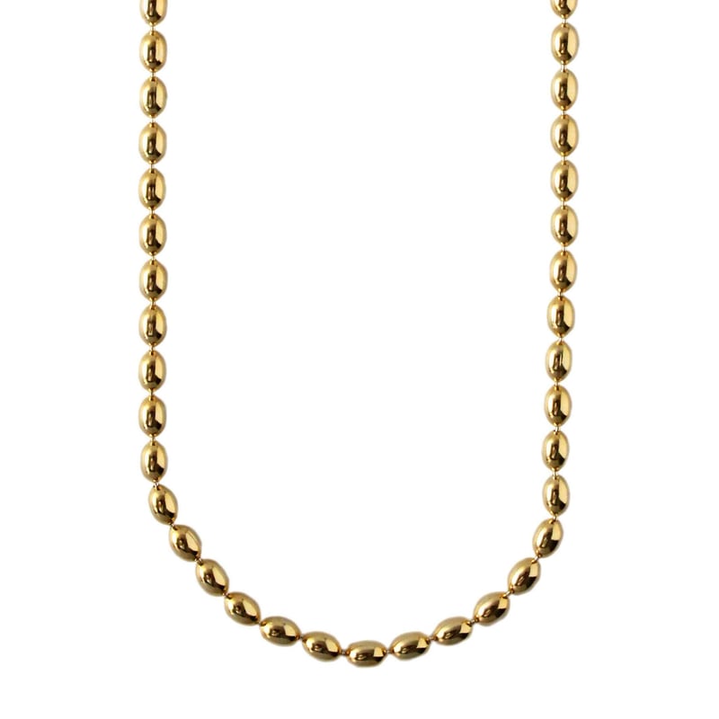 grain chain long necklace GD | quip queint offi...