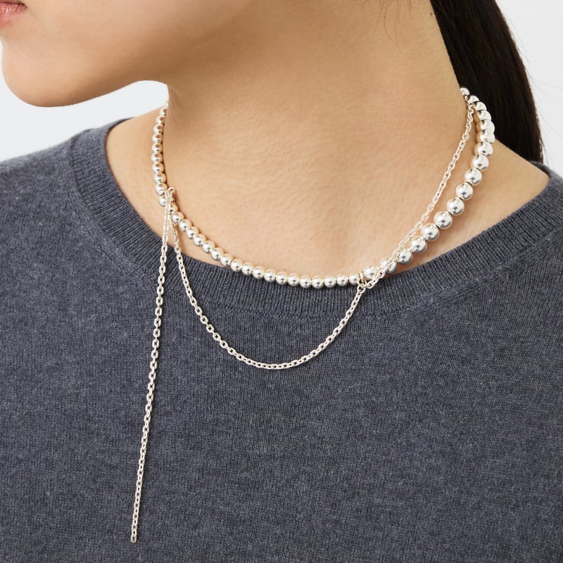 bowling mix chain necklace | quip queint offici