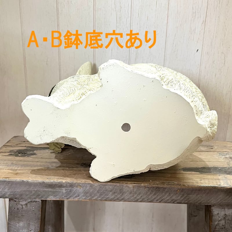 半額セール!!] うさぎプランター(S・Lサイズ) | かのはのオンライン