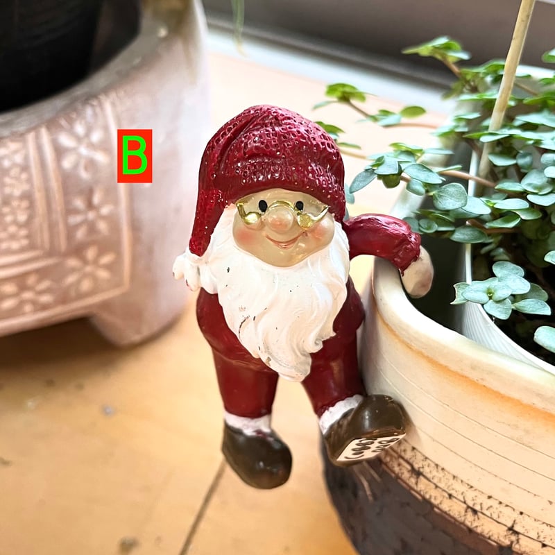 天使の壁掛け　お値下げ致しました　クリスマスセール 半額セール!!] 引っ掛けサンタクロース | かのはのオンライン