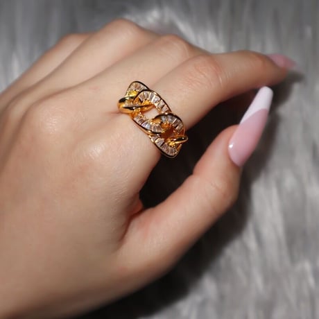 【再販なし】Zircon Chain Ring