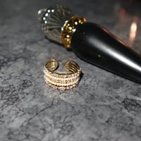 Multilayer Perl*Stone Ring