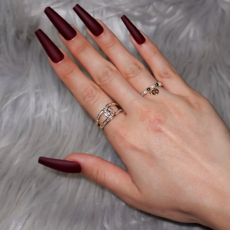 H Charm Gold Ring