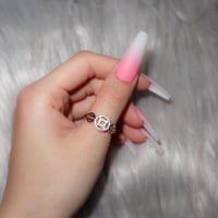 Gold Dia CZ Ring