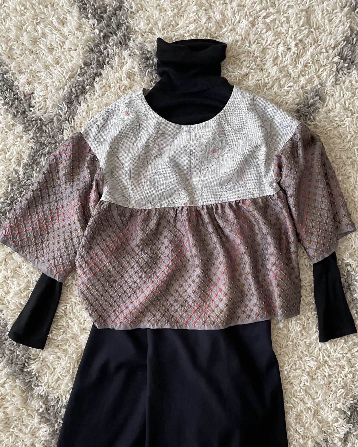 トップス TUMUGI 紬 x 絞りトップス』Tsumugi x Shibori Tops | NITENMON -