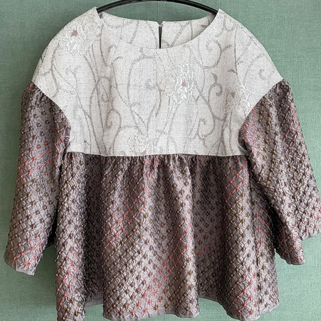 『紬 x 絞りトップス』Tsumugi x Shibori Tops